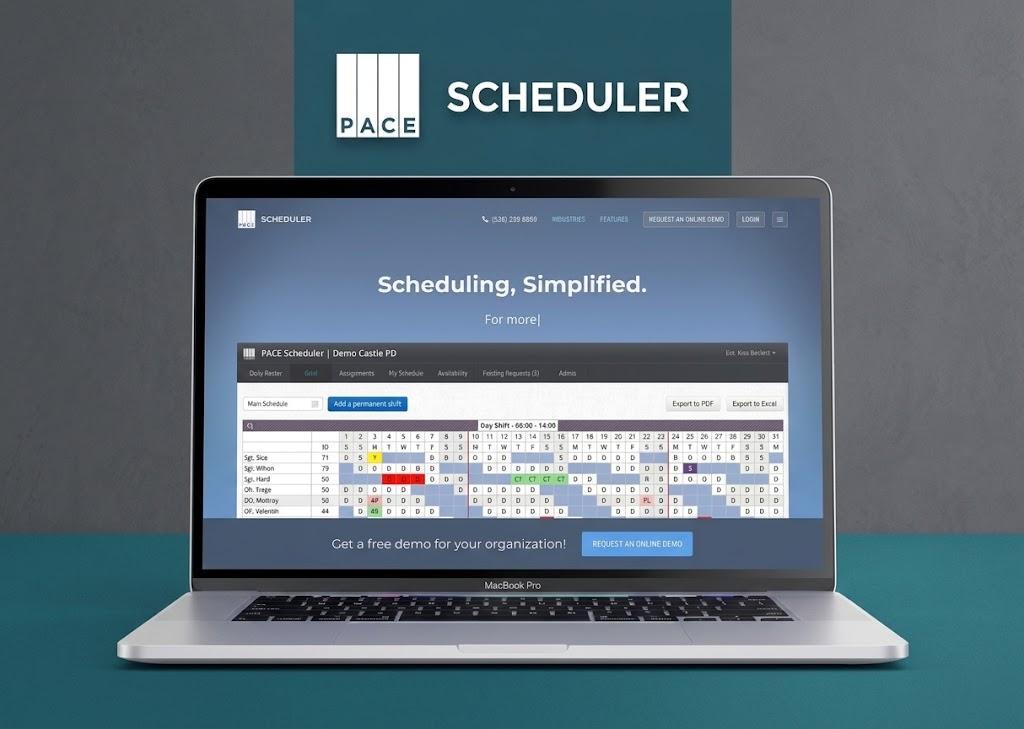 PACE Scheduler website